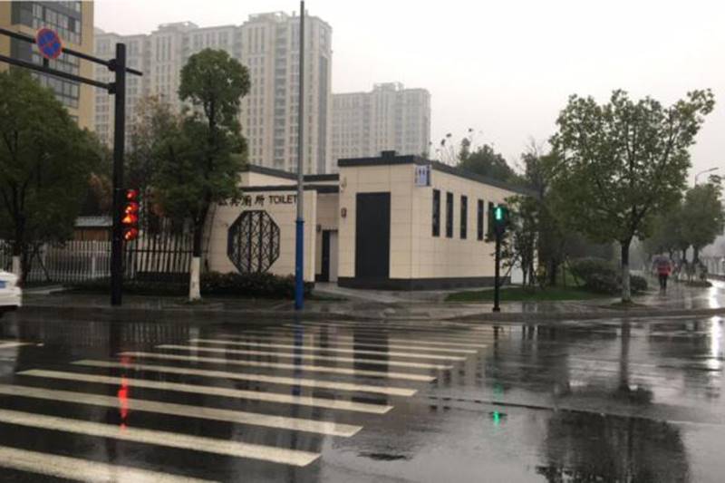 Public Toilet near Lifeng Rd., Hangzhou, Zhejiang Province (in eastern China)