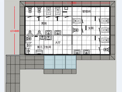 Prefabricated Public Toilets, S015-002