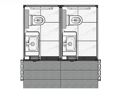 Prefabricated Public Restroom, JLCS-002