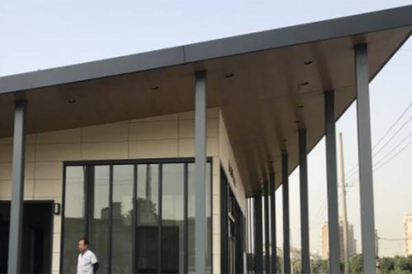 Exterior materials of our prefabricated public restroom