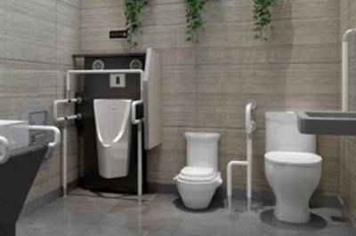 Interior materials of our prefabricated public restroom