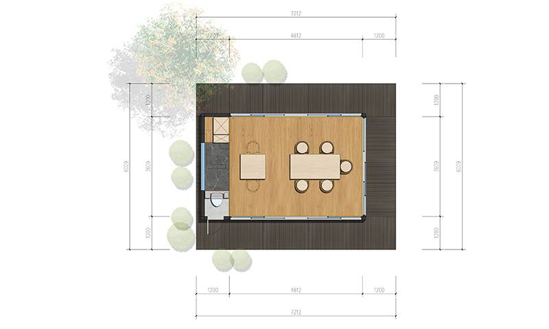 Prefabricated Sunroom, 48 Series