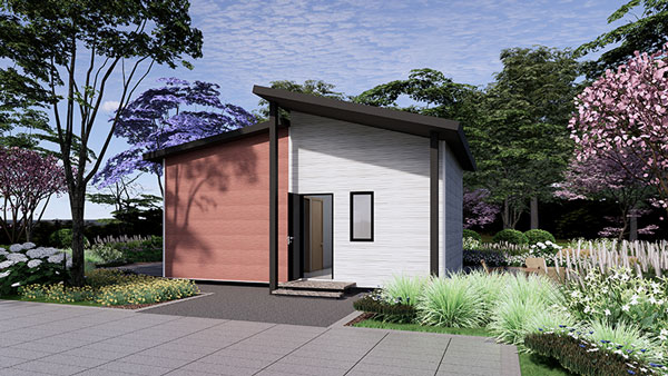 Prefab Holiday Lodge, Model 39