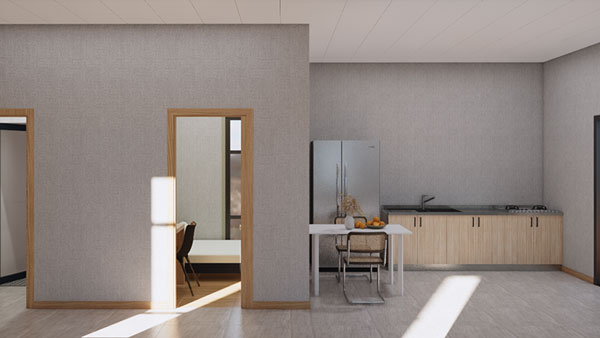 Prefab Holiday Lodge, Model 44